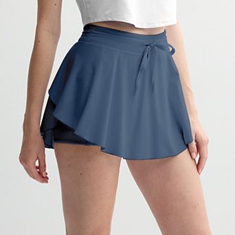 Juniors' SO® Woven Tie Skort