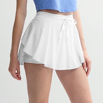Juniors' SO® Woven Tie Skort