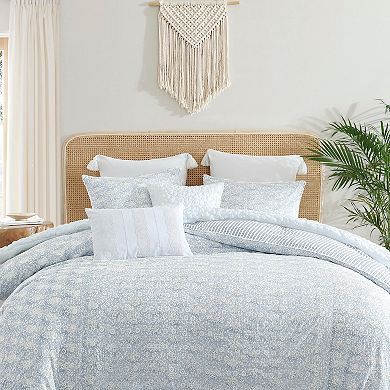 Peri Linen Eyelet Decorative Pillow