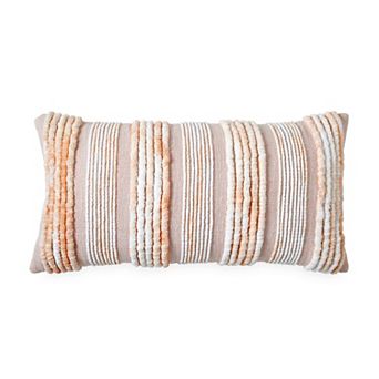 Peri Space-Dyed Tufted Decorative Pillow