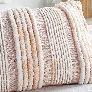 Peri Space-Dyed Tufted Decorative Pillow