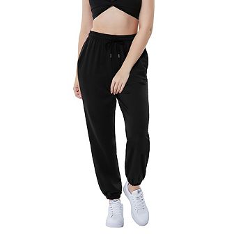 Womens Casual Baggy Sweatpants High Waisted Joggers Pants Athletic Lounge Trousers With Pockets