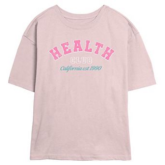 Juniors' Health Club California Est. 1990 Skimmer Graphic Tee