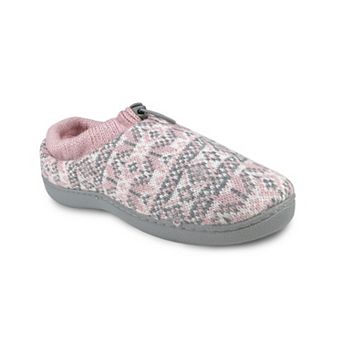 Heat Holders Women's Heatweaver Fairisle Knit Adjustable Drawstring Slippers