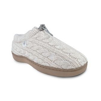 Heat Holders Women's Heatweaver Cable Knit Adjustable Drawstring Slippers