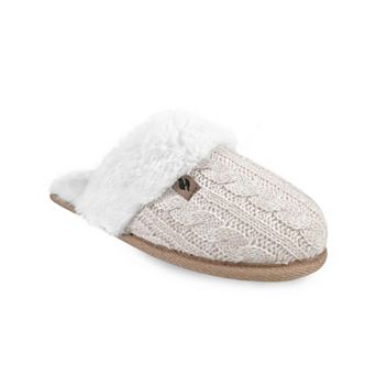 Heat Holders Women's Heatweaver Cable Knit Scuff Slippers