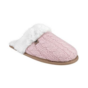 Heat Holders Women's Heatweaver Cable Knit Scuff Slippers