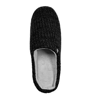 Heat Holders Women's Heatweaver Ribbed Knit Scuff Slippers