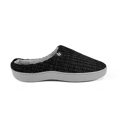 Heat Holders Women's Heatweaver Ribbed Knit Scuff Slippers