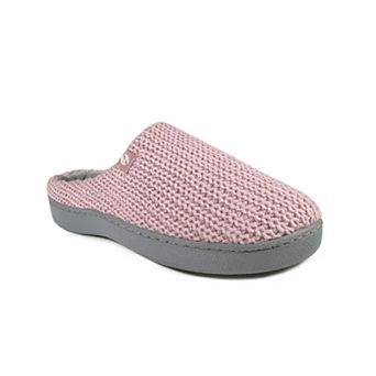 Heat Holders Women's Heatweaver Ribbed Knit Scuff Slippers