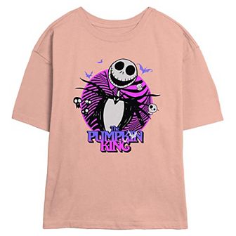 Disney's The Nightmare Before Christmas Jack Skellington The Pumpkin King Juniors' Skimmer Graphic Tee