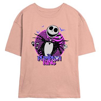 Disney's The Nightmare Before Christmas Jack Skellington The Pumpkin King Juniors' Skimmer Graphic Tee