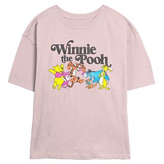 Disney's Winnie The Pooh And Friends Juniors' Skimmer Graphic Tee