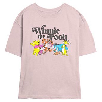 Disney's Winnie The Pooh And Friends Juniors' Skimmer Graphic Tee