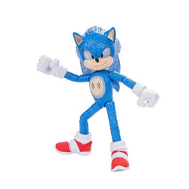 JAKKS Pacific Sonic 3 Movie - Sonic Action Figure Toy