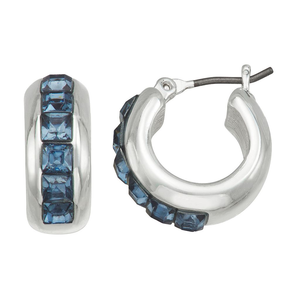 Boucles D'oreilles Pendantes Patte Bleue - Métal Argenté - Forme Patte De Chat - Neuf Avec étiquettes