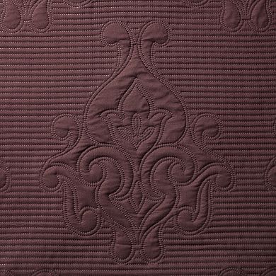 VCNY Home Solomun 3-pc. Pinsonic Damask Microfiber Quilt Set