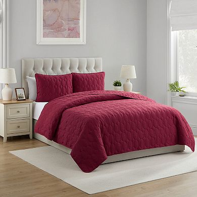 VCNY Home Circles 3-Piece Quilt Set