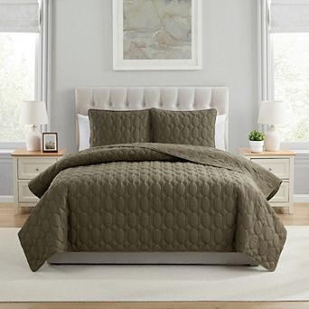 VCNY Home Circles 3 pc Quilt Set