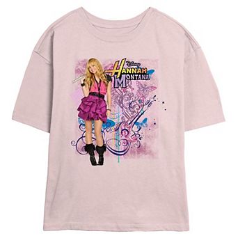 Disney's Hannah Montana Poster Juniors' Skimmer Graphic Tee