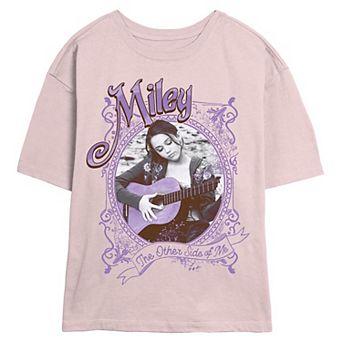 Disney's Hannah Montana Miley The Other Side Of Me Juniors' Skimmer Graphic Tee