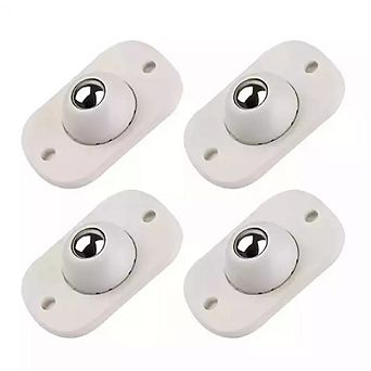 Mini Swivel Caster Wheel Self-adhesive 4 pc