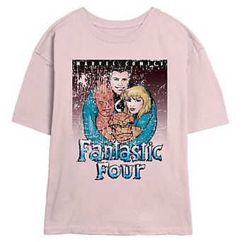 Juniors' Marvel Fantastic Four Big Hug Skimmer Graphic Tee