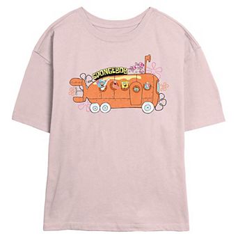 Juniors' Nickelodeon SpongeBob SquarePants Bikini Bottom Bus Skimmer Graphic Tee