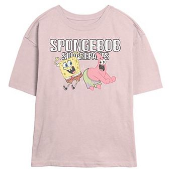 Juniors' Nickelodeon SpongeBob SquarePants Happy Dance With Patrick Skimmer Graphic Tee