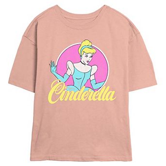 Disney's Cinderella Surprised Portrait Juniors' Skimmer Graphic Tee
