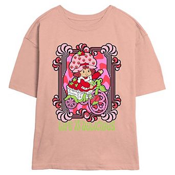 Juniors' Strawberry Shortcake Life Is Delicious Skimmer Graphic Tee