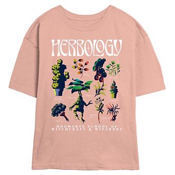 Juniors' Harry Potter Herbology Sheet Skimmer Graphic Tee