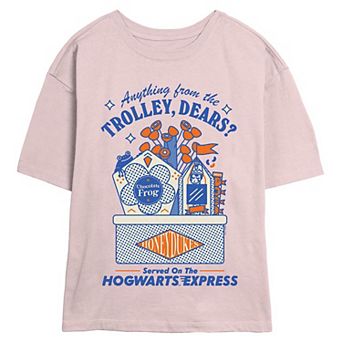 Juniors' Harry Potter Anything From The Trolley Skimmer Graphic Tee