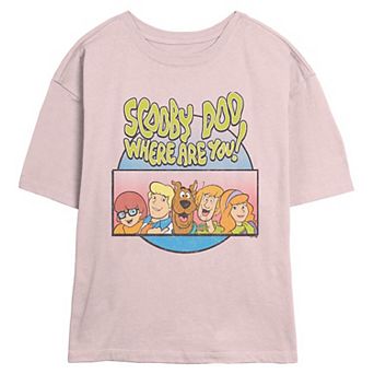 Juniors' Scooby-Doo Where Are You Skimmer Graphic Tee