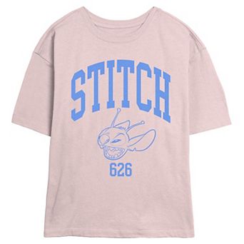 Disney's Lilo & Stitch Angry Face Juniors' Skimmer Graphic Tee