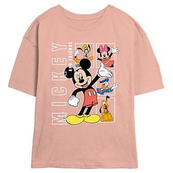 Disney's Mickey Mouse And Friends Juniors' Skimmer Graphic Tee
