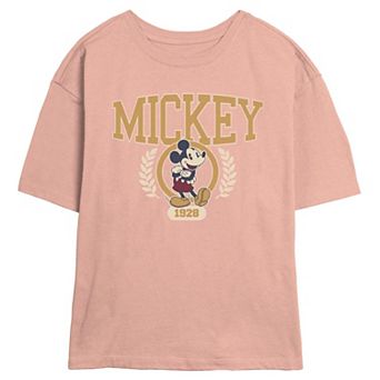 Disney's Mickey Mouse 1928 Juniors' Skimmer Graphic Tee