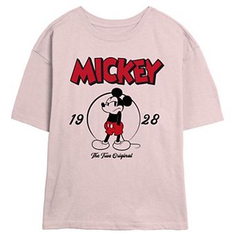 Disney's Mickey Mouse The True Original Juniors' Skimmer Graphic Tee