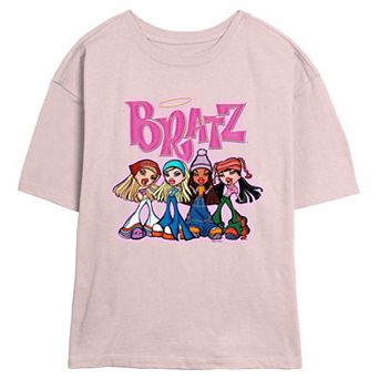 Juniors' Bratz Original Group Skimmer Graphic Tee