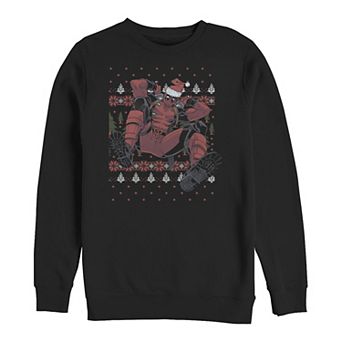 Big & Tall Marvel Deadpool Christmas Killer Graphic Fleece