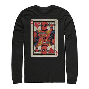 Big & Tall Marvel Deadpool King Of Hearts Graphic Tee