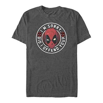 Big & Tall Marvel Deadpool I'm Sorry, Did I Offend You? Graphic Tee