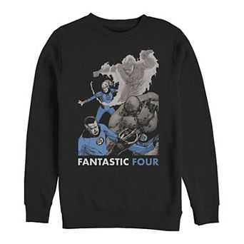 Big & Tall Marvel Fantastic Four Team Poster Graphic Fleece