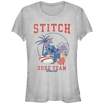 Disney's Lilo & Stitch Surf Team Juniors' Fitted Graphic Tee