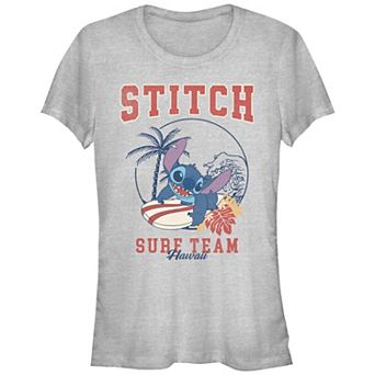Disney's Lilo & Stitch Surf Team Juniors' Fitted Graphic Tee