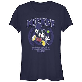 Disney's Mickey Mouse Pickleball Player Juniors' Fitted Graphic Tee
