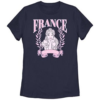 Disney's Beauty And The Beast Belle France Juniors' Graphic Tee