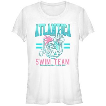 Disney's The Little Mermaid Ariel Atlantica Swim Team Juniors' Fitted Graphic Tee