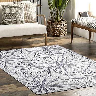nuLOOM Emilia Tropical Reverisble Area Rug