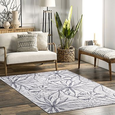 nuLOOM Emilia Tropical Reverisble Area Rug